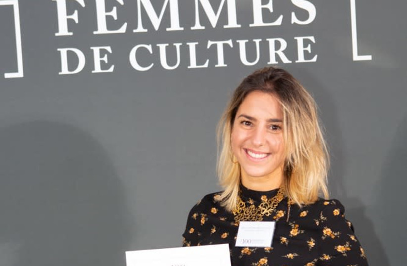 Israeli cultural attache in France Elinore Agam Ben-david named one of France's 100 women of culture for 2020 (photo credit: FERNANDO PEREZ)