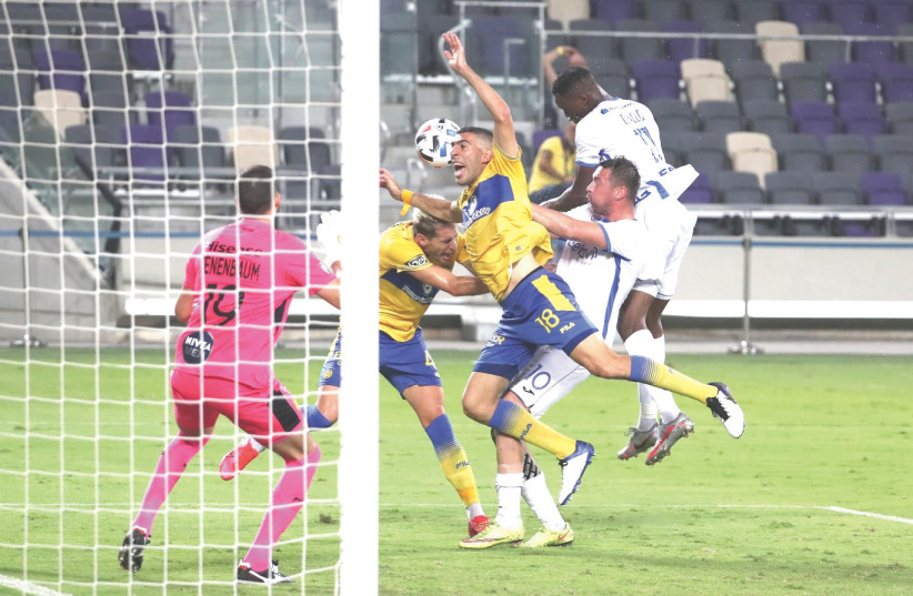 MACCABI TEL AVIV continues its continental campaign tonight when it hosts Qarabag FK from Azerbaijan in the Europa League Group I opener at Bloomfield Stadium. (photo credit: REUTERS)