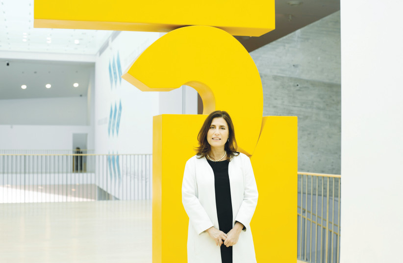 THE ROLE of arts and culture is not only critical for a healthy society but it has a ripple effect on education, the tourism industry, well-being and the social ecosystem. Tania Coen-Uzzielli at the Tel Aviv Museum of Art.  (photo credit: RONI CNAANI/COURTESY)
