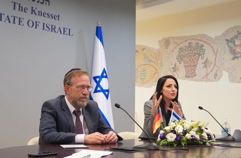 MKs Pindrus and Mreeh will lead the Israel-Germany Friendship Group (photo credit: KNESSET SPOKESWOMAN - SHMULIK GROSSMAN)