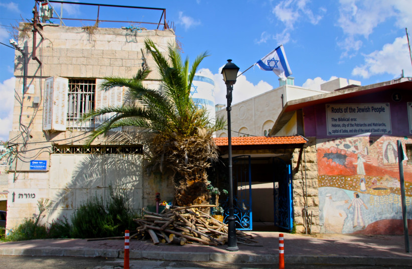 The Hezkiyahu neighborhood in Hebron. (credit: TOVAH LAZAROFF)