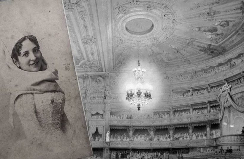 Teréz Rothauser and the Berlin Royal Opera House. (photo credit: NATIONAL LIBRARY OF ISRAEL)