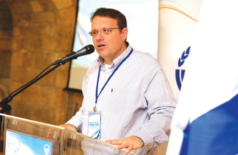Yaakov Hagoel, incoming Chair of the World Zionist Organization. (photo credit: HADAS PARUSH/FLASH90)