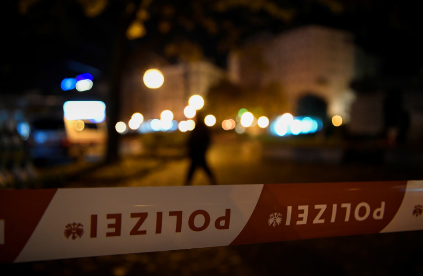 Gunfire exchanges in Vienna (photo credit: REUTERS)