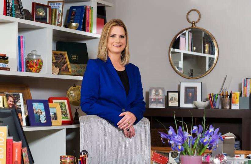 Ronit Copeland, managing director of Copeland Hospitality, at her office in Tel Aviv (photo credit: Courtesy)