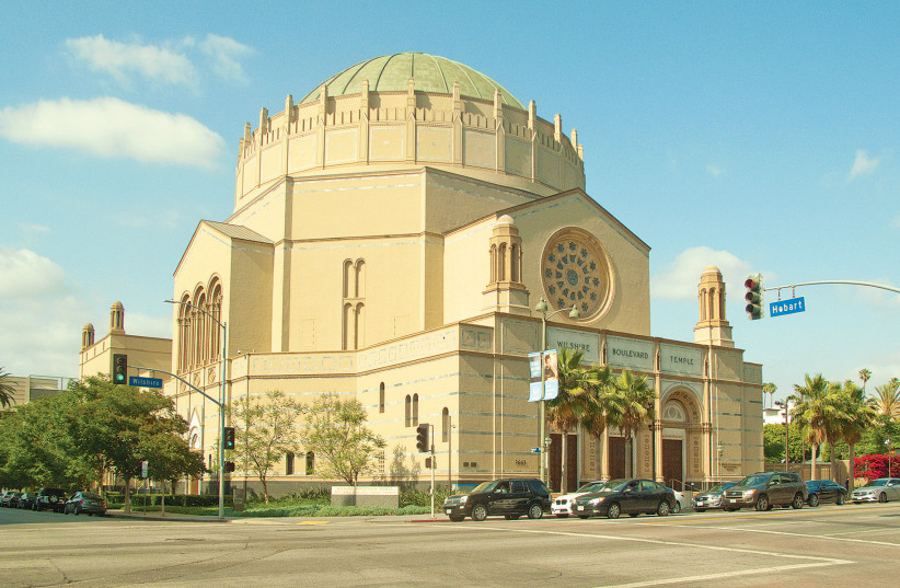 THE WILSHIRE Boulevard Temple features distinctive architecture and is a City of Los Angeles Historic Cultural Monument. (photo credit: Wikimedia Commons)