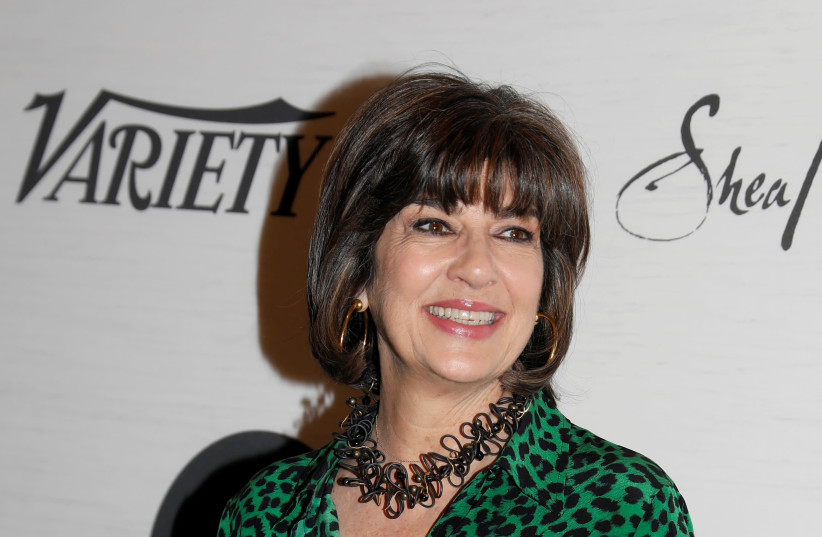 Christiane Amanpour poses on the red carpet at the 2019 Variety's Power of Women event in New York, US, April 5, 2019. (photo credit: REUTERS/SHANNON STAPLETON)