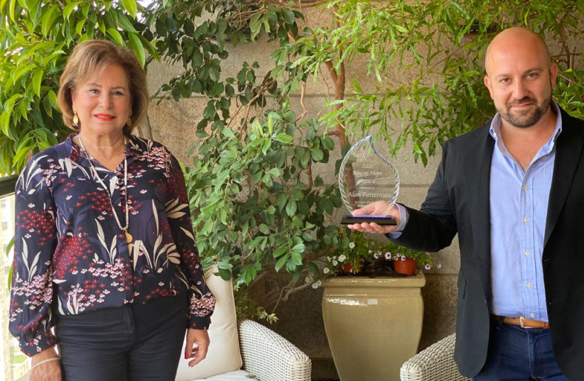 Alon Futterman, CEO of TALMA, and Ms. Nava Barak, President of Elem Israel. (photo credit: IDO MAHATZRI)