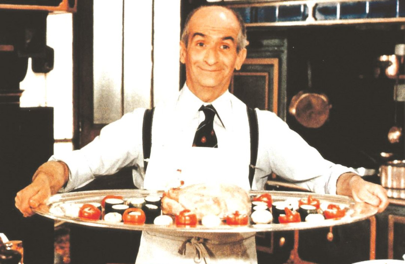 FRENCH COMEDY great Louis De Funes stars in ‘L’Aile ou la Cuisse?’ (‘The Leg or the Thigh?’) (photo credit: Courtesy)