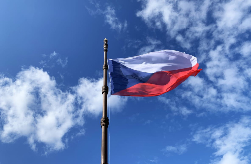 The flag of the Czech Republic is seen waving. (photo credit: PIXABAY)