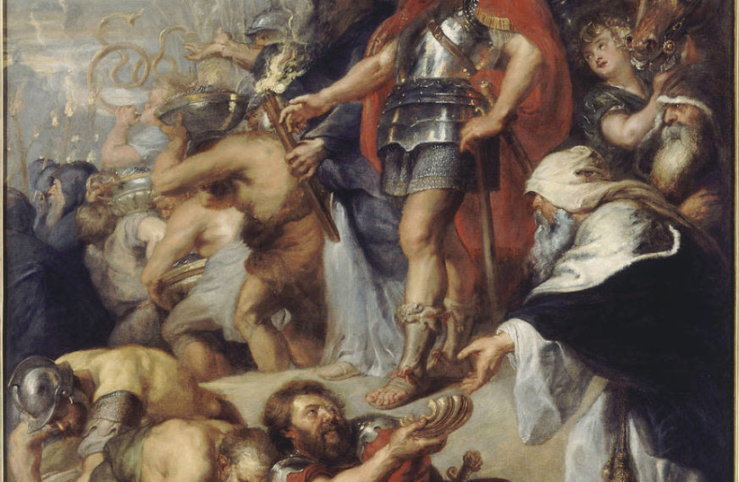 Peter Paul Rubens: The Triumph of Judas Maccabeus, 1634-1636 (photo credit: WIKIPEDIA)