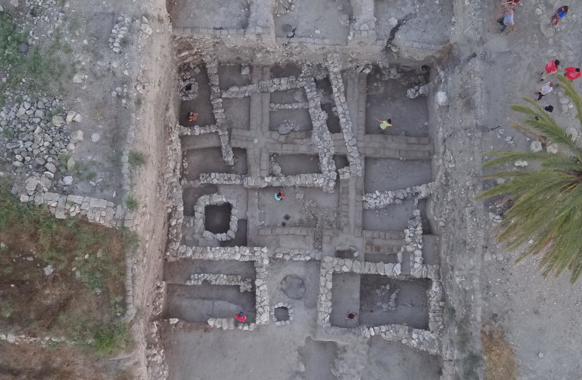 Excavations in Megiddo (Area K, where some of the investigated graves were discovered) (photo credit: MEGIDDO EXPEDITION)