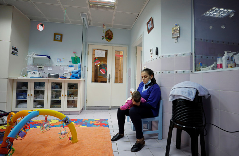 Bethlehem’s other children, and the home that cares for them (photo credit: MUSSA QAWASMA/REUTERS)