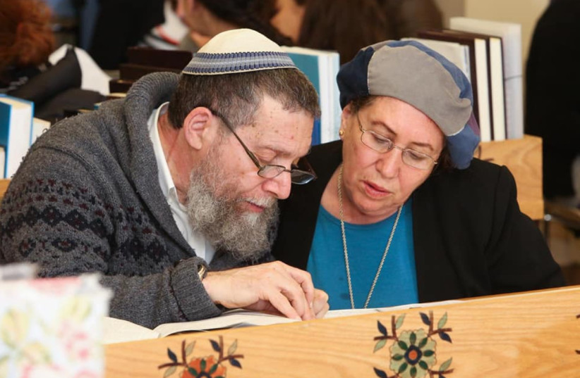 Rabbi Yehuda Herzl Henkin and his wife, Chana, started a groundbreaking program for Orthodox women to answer questions of Jewish law. (photo credit: COURTESY OF NISHMAT)