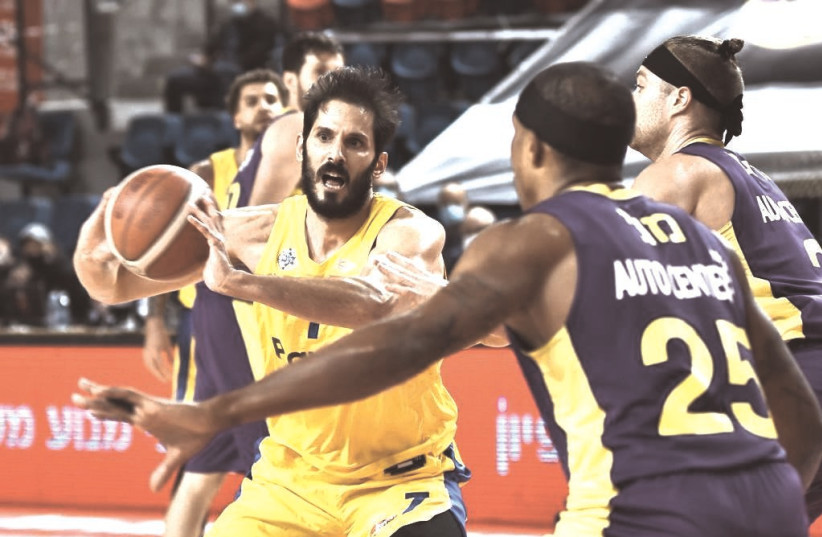 AT 32 years old, Omri Casspi is healthy and working himself into form as one of Maccabi Tel Aviv’s leaders on and off the court. (photo credit: DOV HALICKMAN PHOTOGRAPHY)