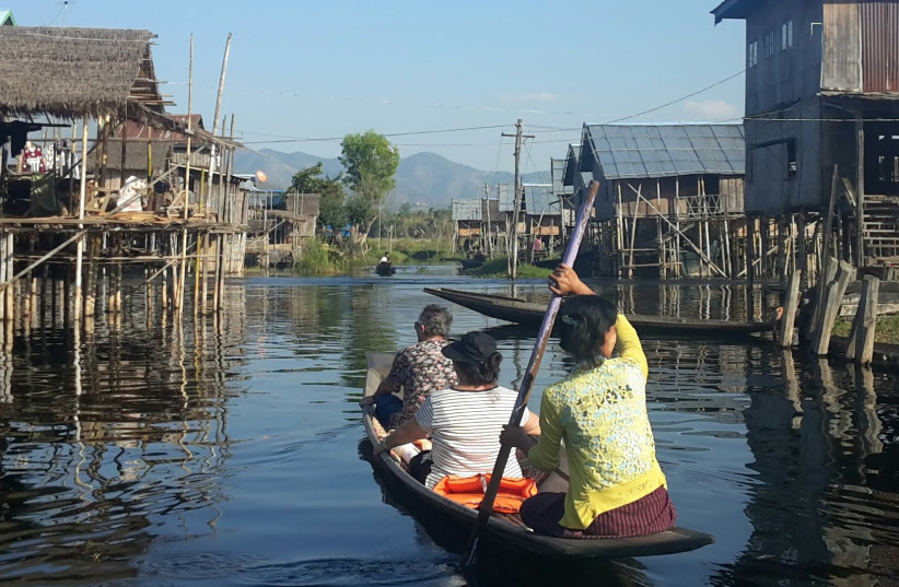 Masaot clients enjoy river on group tour (photo credit: MARY MICHAELY STRATEGY AND PR)