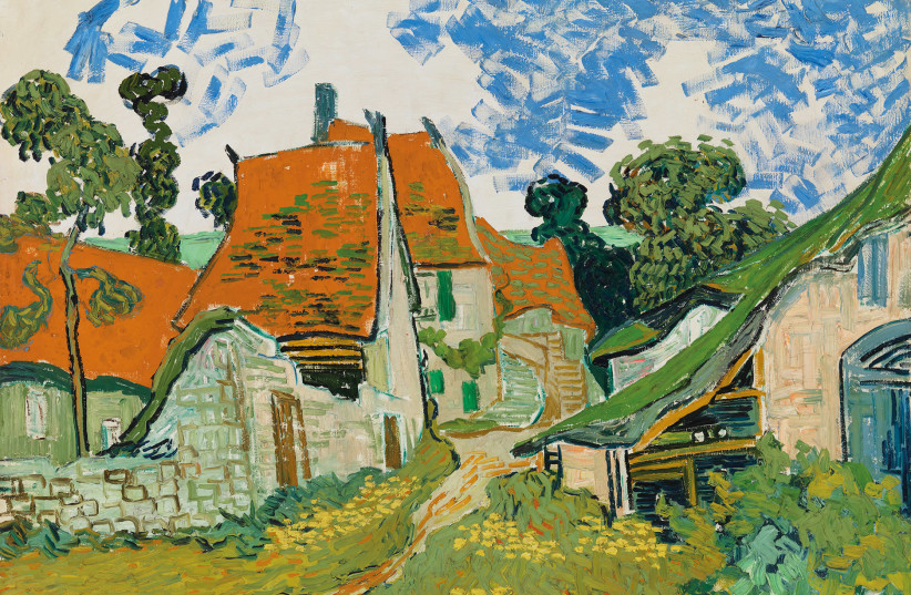 Vincent van Gogh’s Street in Auvers-sur-Oise, 1890; Ateneum, the National Art Gallery of Finland, the Antell Collection. (photo credit: COURTESY ALTENEUM)