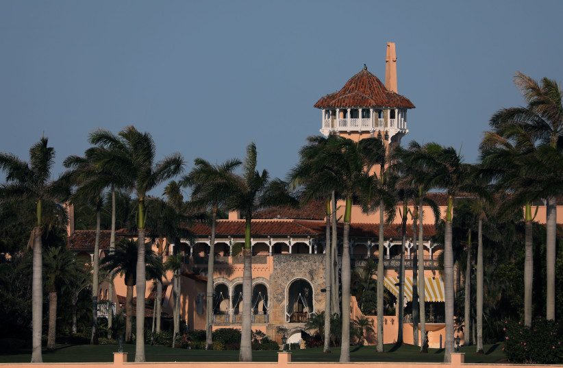 U.S. President Donald Trump's Mar-a-Lago resort is seen after local authorities restricted the activities of restaurants, bars, gyms, movie theaters and other similar businesses and asked residents to practice 'social distancing' for precaution due to coronavirus disease (COVID-19) spread, in Palm B (photo credit: REUTERS)