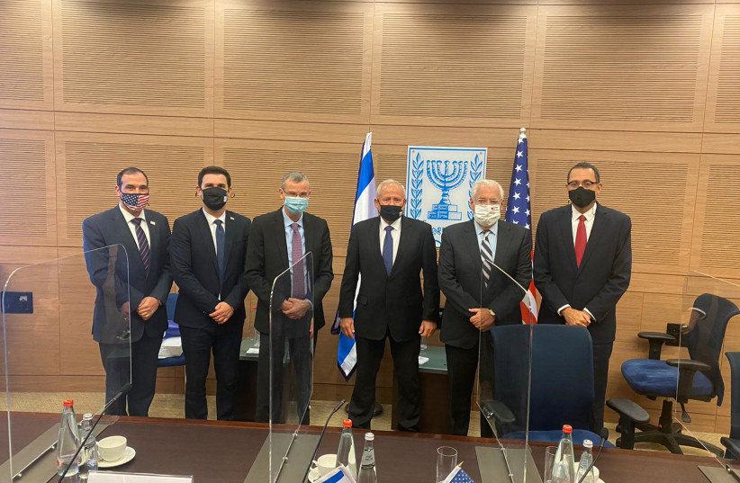 US Ambassador to Israel David Friedman honored at special committee meeting (photo credit: Courtesy)