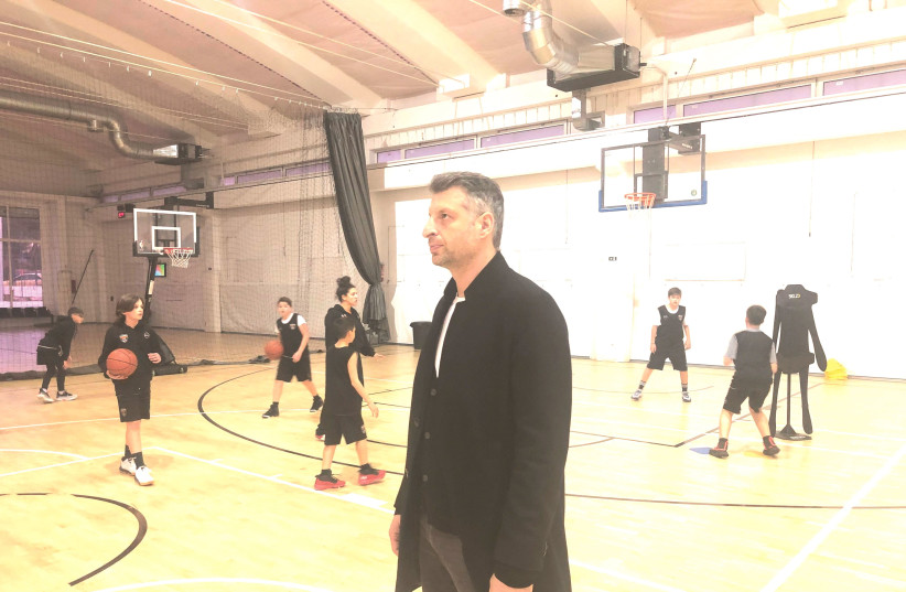 THEO PAPALOUKAS still spends plenty of time on the basketball court, most of it helping to teach the next generation of Greek stars (photo credit: JOSHUA HALICKMAN/COURTESY)
