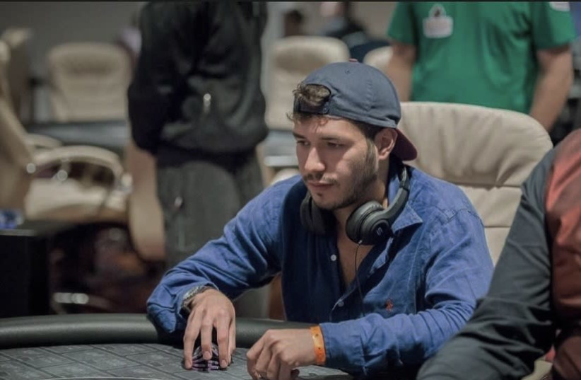 Tal  Herzog at the poker table (photo credit: Courtesy)
