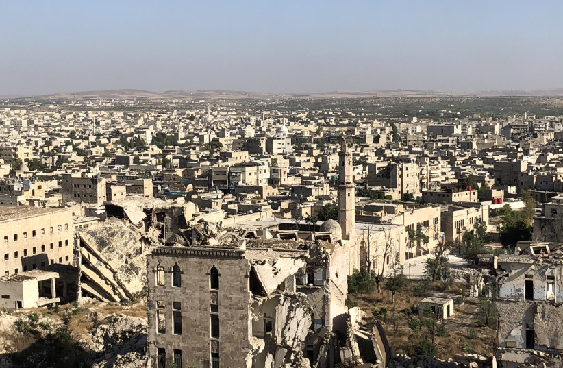 In the Syrian city of Aleppo, a major restoration project is underway after many buildings were destroyed in the Battle of Aleppo (2012-16). (credit: FRANCESCO BANDARIN)