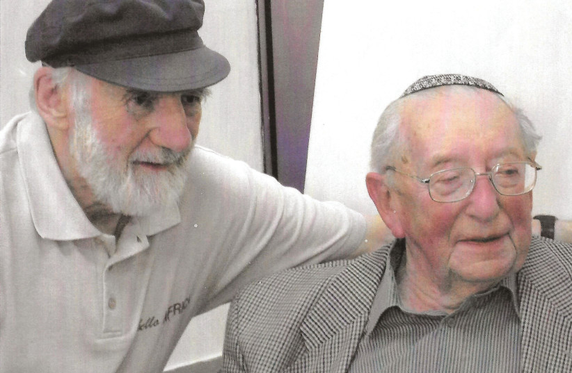 The writer with the late Arieh Handler. (photo credit: WALTER BINGHAM)