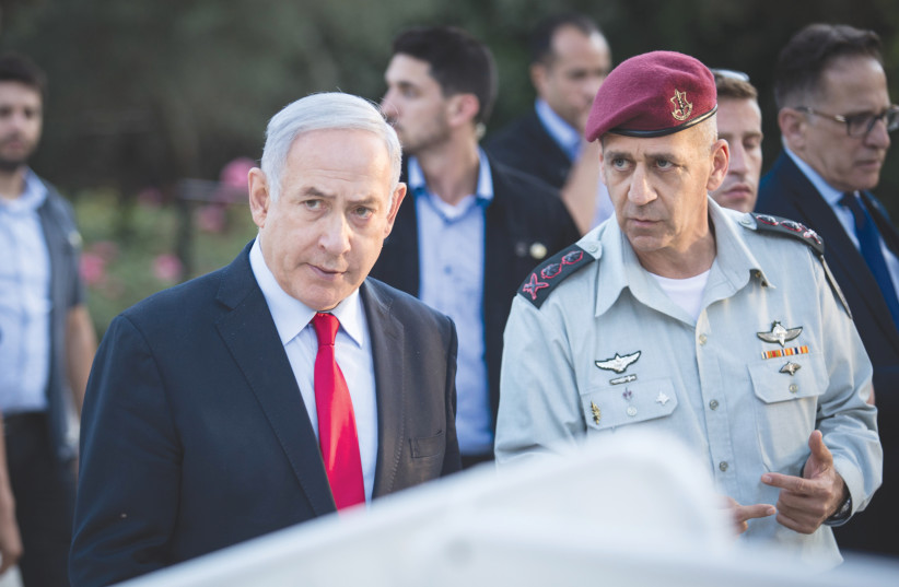 Did Aviv Kochavi attack a future deal with Iran to score political points with Benjamin Netanyahu? (photo credit: HADAS PARUSH/FLASH90)