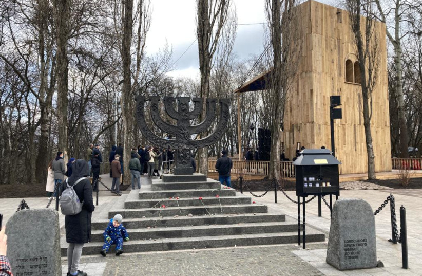 Babyn Yar Memorial in Kiev, Ukraine. April 8, 2021. (photo credit: BYHMC)