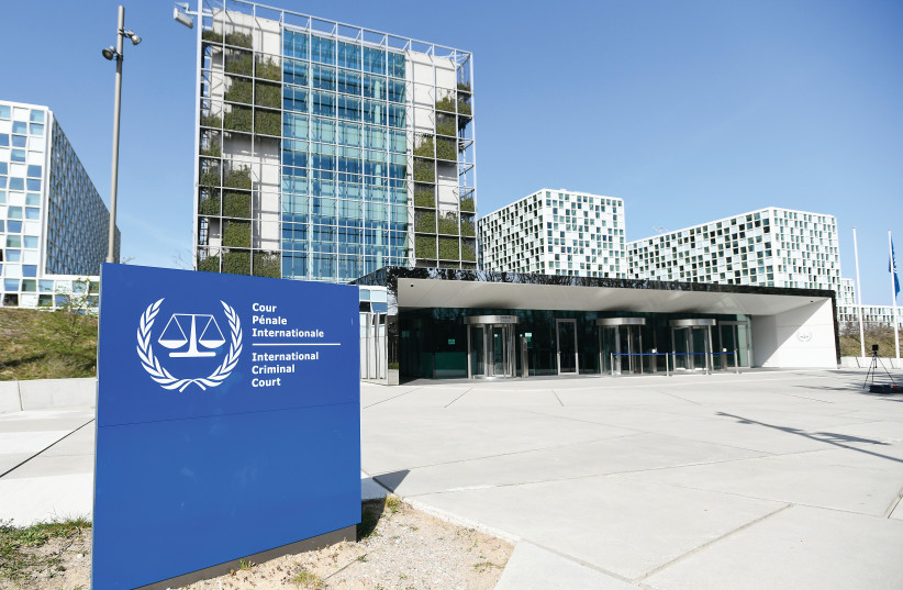 AN EXTERIOR view of the International Criminal Court in The Hague. (photo credit: PIROSCHKA VAN DE WOUW/REUTERS)