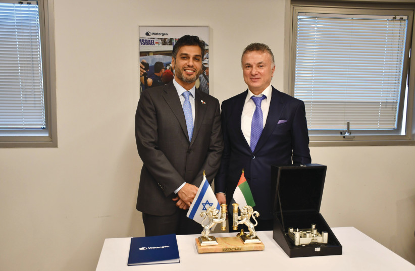 UAE AMBASSADOR Mohamed Al Khaja (left) with Dr. Michael Mirilashvili. (credit: Courtesy)