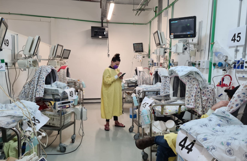 Sheba Medical Center's underground bomb-shelter neonatal unit.  (photo credit: SHEBA MEDICAL CENTER)