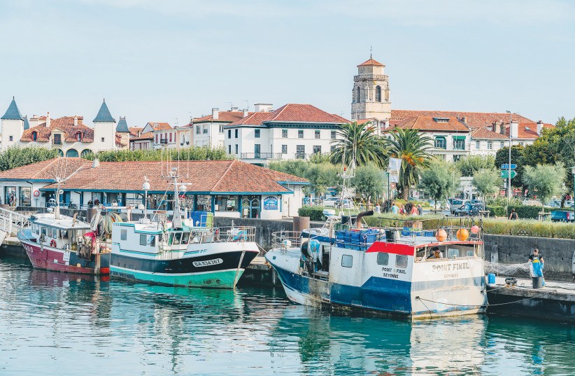 STREET AND harbor scenes from Saint-Jean-de-Luz, France. (credit: PAYS BASQUE TOURIST OFFICE)