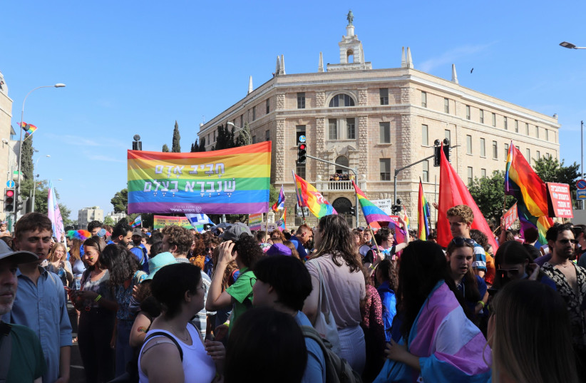 Jerusalem Pride Parade 2021 (credit: TZVI JOFFRE)
