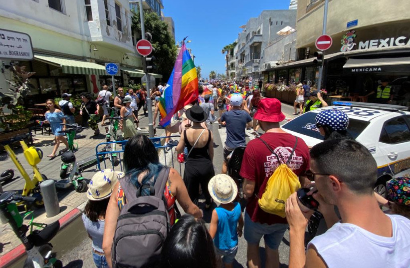 Tel Aviv Pride Parade, June 25th 2021 (credit: AVSHALOM SASSONI)