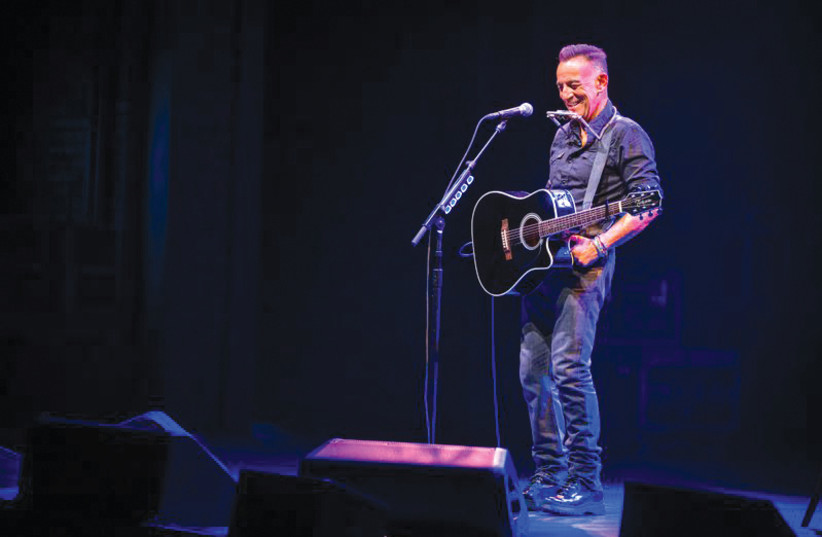 BRUCE SPRINGSTEEN triumphantly returns to Broadway on Saturday night (credit: ROB DEMARTIN / DKC COURTESY)