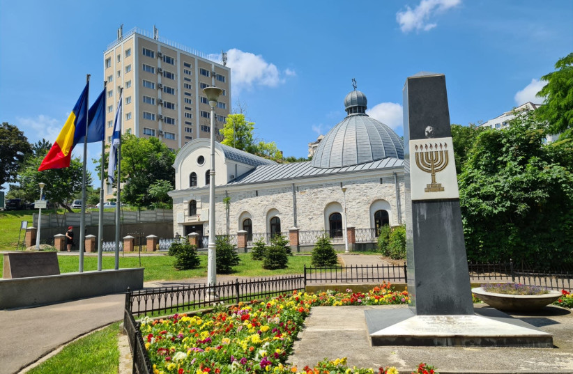 The Victims of Iaşi Pogrom Monument is seen in Iasi, Romania. (photo credit: WORLD ZIONIST ORGANIZATION)