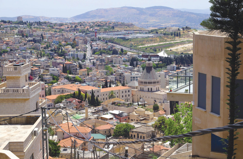 A VIEW of Nazareth – a unique history and a bevy of churches and holy sites. (photo credit: GARY REZNIKOVSKY)
