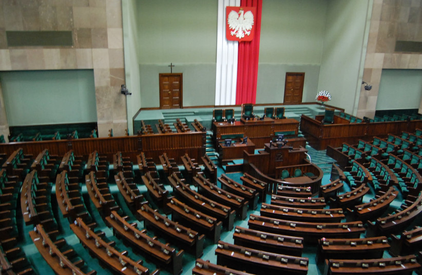 The Polish parliament, the Sejm. (credit: Wikimedia Commons)