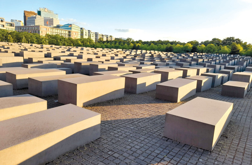 THE MASSIVE cemetery-like Holocaust Memorial in Berlin. (photo credit: BARRY DAVIS)