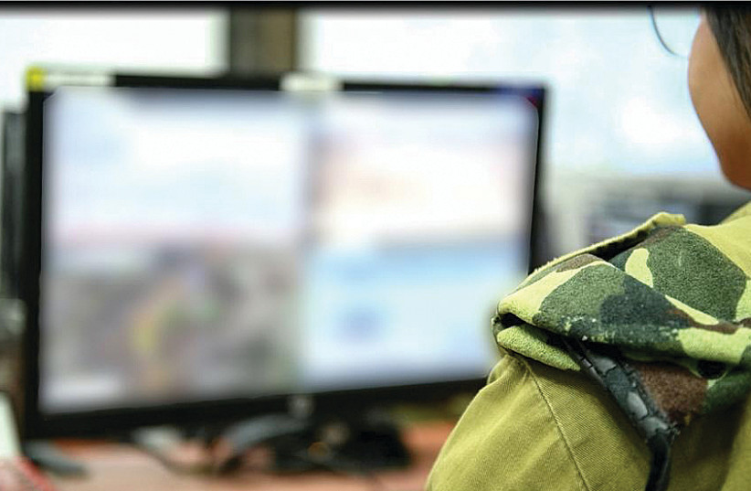 IT’S NO small challenge to take the data, use algorithms to analyze them, and get them to the troops on the front lines.  (photo credit: IDF)
