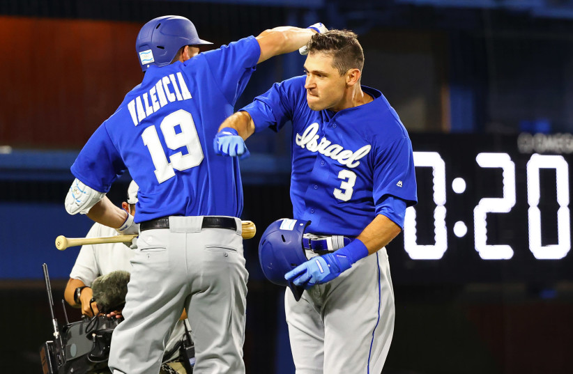  IT WAS an impressive Olympic debut for Ian Kinsler (right) and Team Israel in its baseball tournament opener against South Korea on Thursday, despite falling 6-5 in 10 innings. The blue-and-white takes on the United States on Friday afternoon (credit: REUTERS)