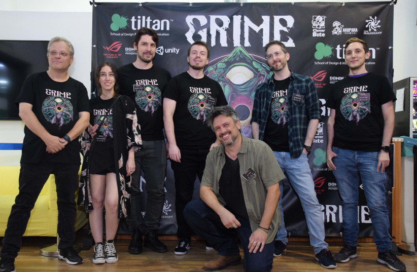  The Clover Bite team, developers of the video game GRIME (credit: Alexandra Korilovski)
