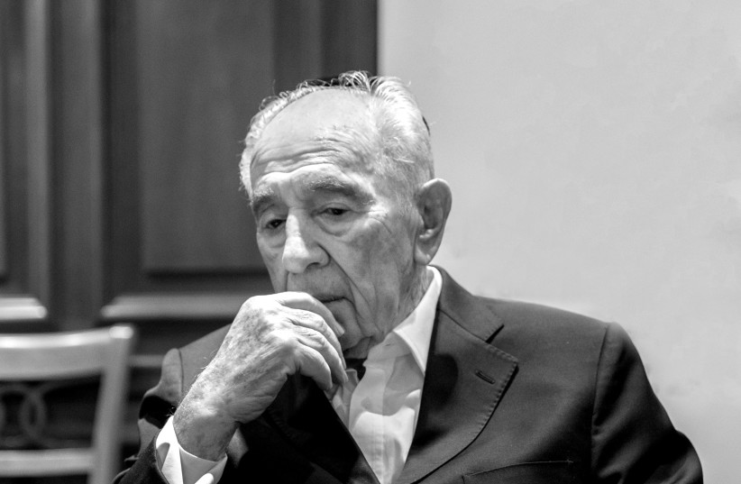  GRAYEVSKY TOOK one of the last photographs of late president Shimon Peres. (credit: NOA GRAYEVSKY)