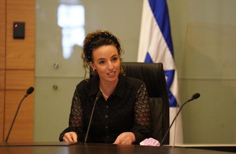 Coalition Chairwoman Idit Silman (Yamina) at the first meeting of the Health Committee, Aug 11, 2021 (credit: DANI SHEM TOV/KNESSET SPOKESPERSONS OFFICE)