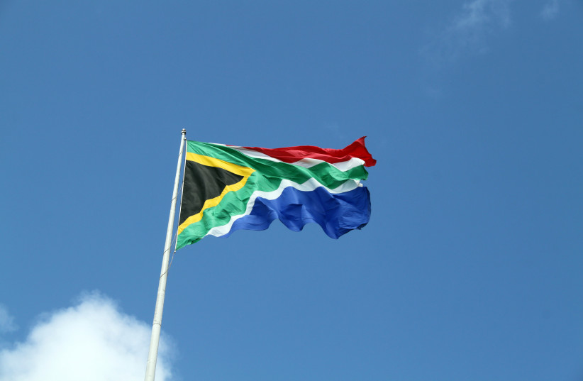  South African flag. (photo credit: flowcomm/Flickr)