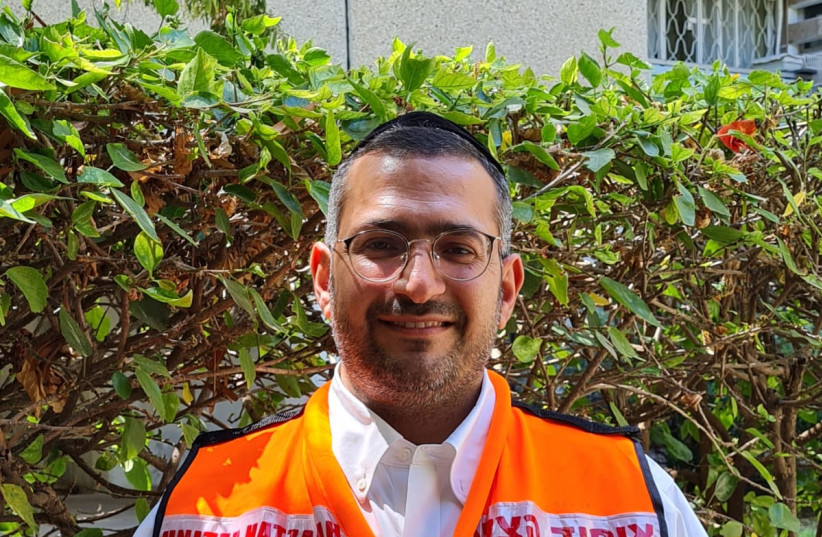  United Hatzalah's David Yashr. (credit: UNITED HATZALAH‏)