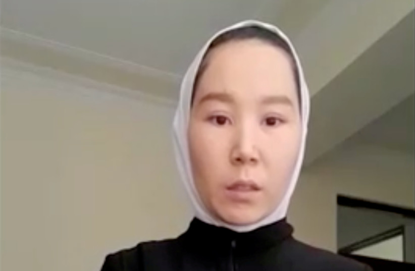  Afghan paralympic athlete, Zakia Khudadadi, asks to be allowed to participate in the Tokyo Paralympics in this still image taken from a video shot August 17, 2021 in Kabul, Afghanistan. (credit: Zakia Khudadai via Reuters)