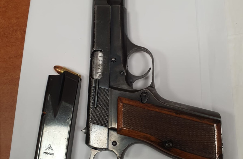  A gun confiscated from Arab communities (photo credit: POLICE SPOKESPERSON'S UNIT)