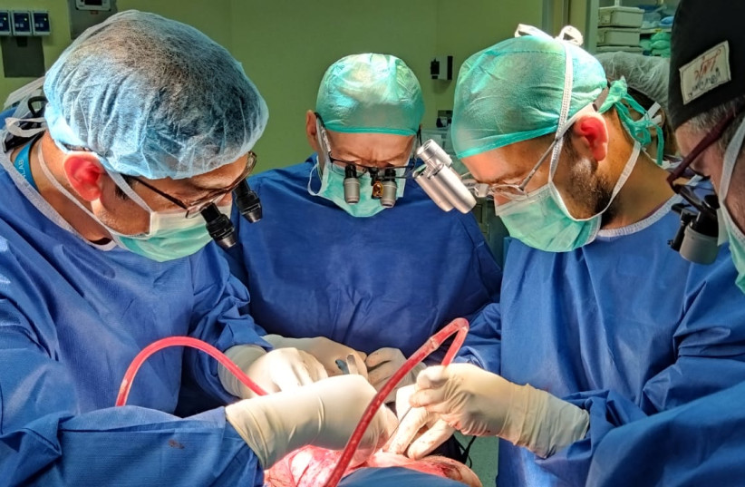  The 12-hour procedure took place last Thursday at Soroka Medical Center (credit: Soroka University Medical Center)